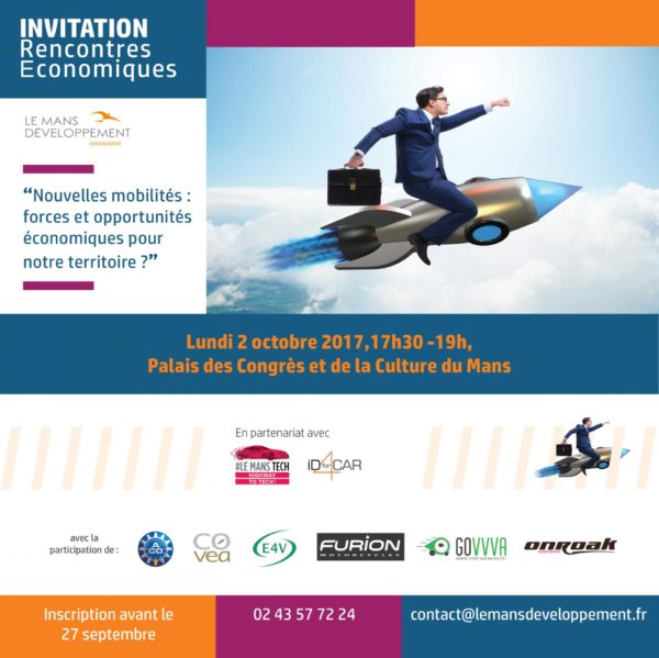 Rencontres économiques "Nouvelles mobilités : forces et opportunités économiques pour notre territoire ?" (72)