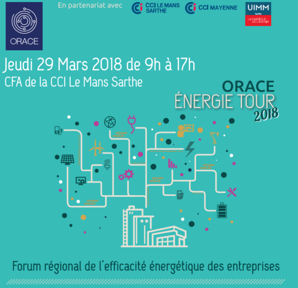 ORACE ENERGIE TOUR 2018 : Forum de l’efficacité énergétique des entreprises - (72)