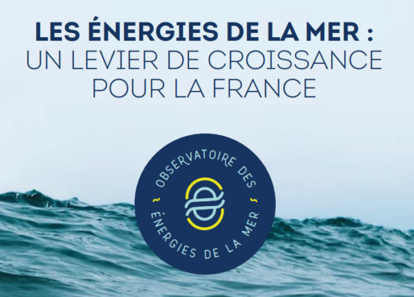 Le nouveau rapport de l’Observatoire des énergies de la mer est déjà disponible