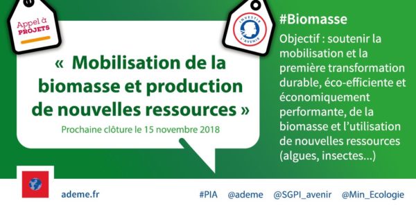 [Appel à projets] Mobilisation de la biomasse et production de nouvelles ressources