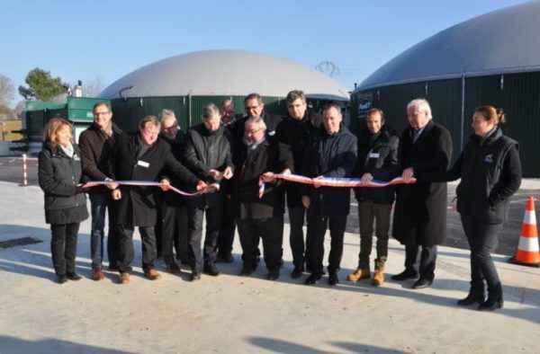 Inauguration d'une station de méthanisation d'Agri’Méthane à Derval