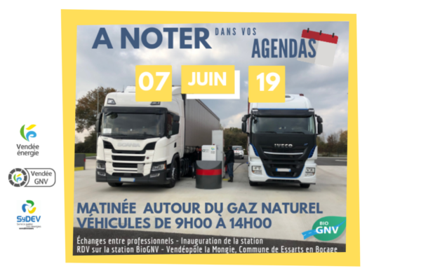 Inauguration de la station GNV d'Essarts-en-Bocage - (85)