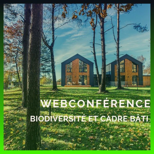Webconférence : Biodiversité et cadre bâti