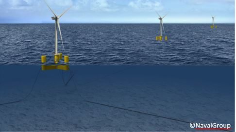 Naval énergies intègre le cluster éolien Deepwind